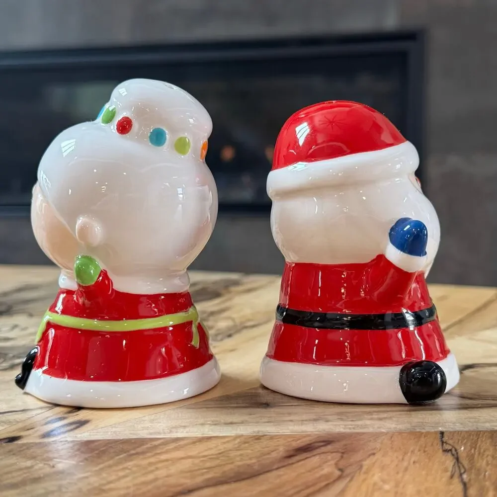 Target Brand Santa and Mrs. Claus Salt and Pepper Shakers, Christmas, Holiday